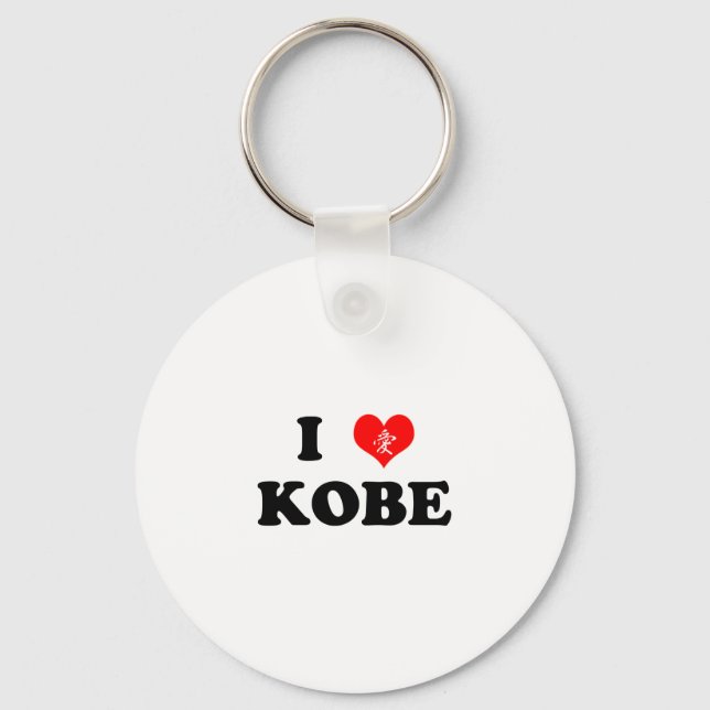 I Heart Kobe Keychain Nyckelring (Framsida)