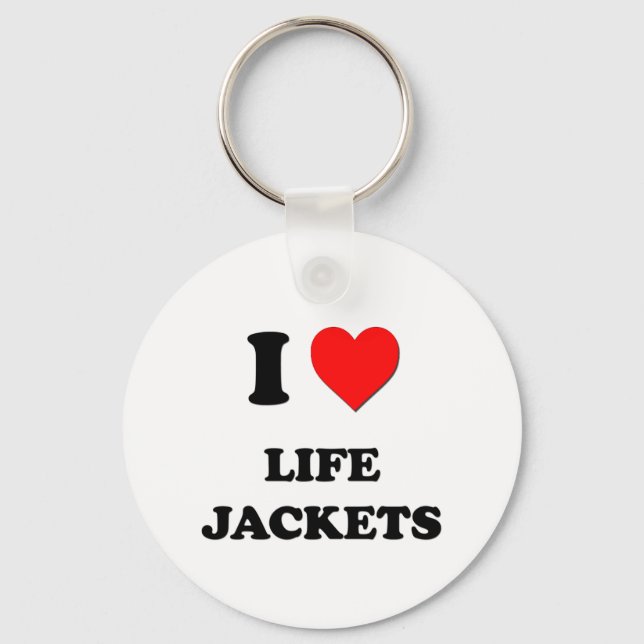 I Heart Life Jacka Nyckelring (Framsida)