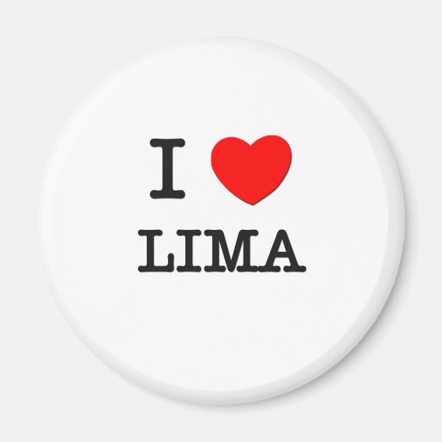 I Heart LIMA Magnet (Framsidan)