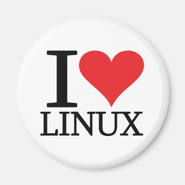 I Heart Linux Magnet (Framsidan)