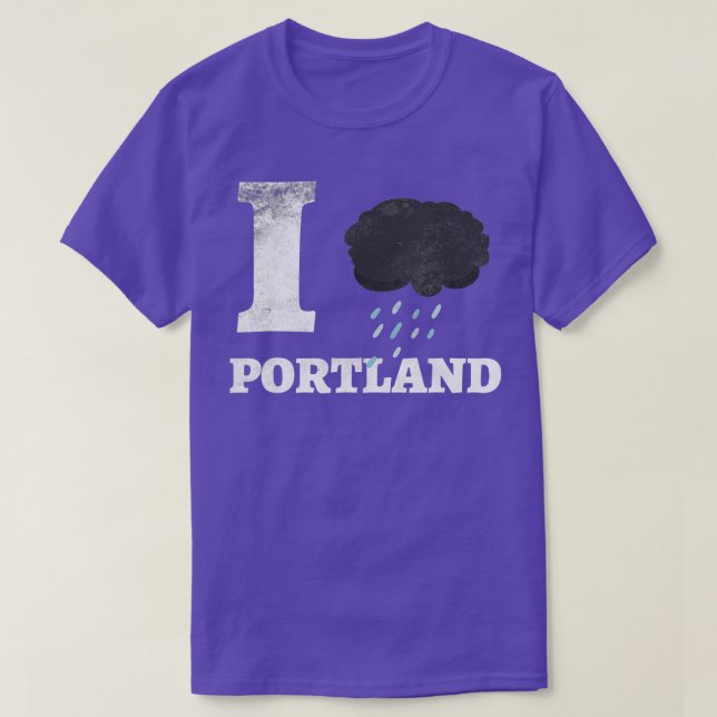 I Heart  Love Portland Oregon Pride Funny T   USA  T Shirt (Design framsida)
