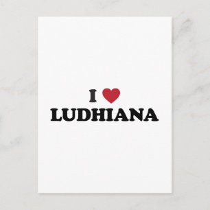 I Heart Ludhiana India Vykort