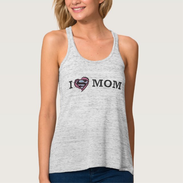 I Heart Mamma Linne Med Racerback (Framsida)