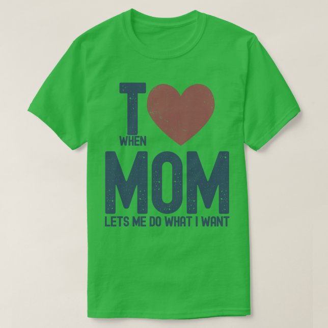 I Heart Mamma T Shirt (Design framsida)