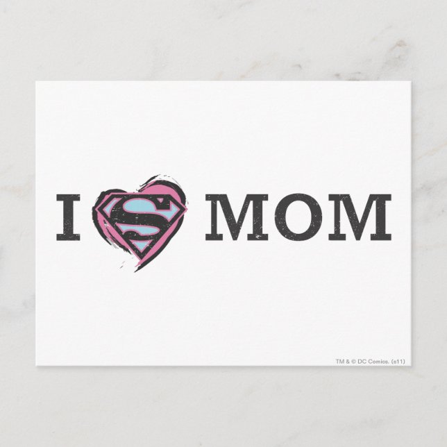 I Heart Mamma Vykort (Framsida)
