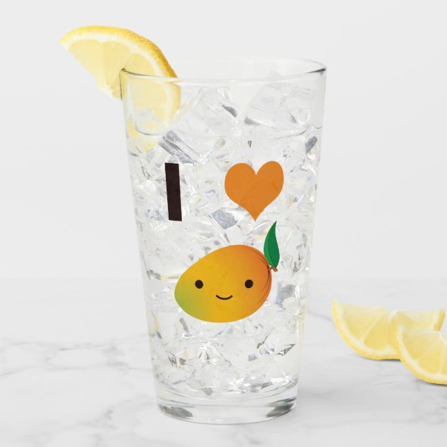 I Heart Mango Glaskopp (Framsida Ice)