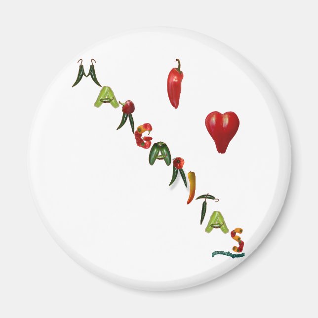 I Heart Margaritas Magnet (Framsidan)