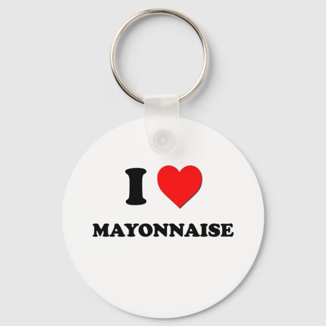 I Heart Mayonnaise Nyckelring (Framsida)