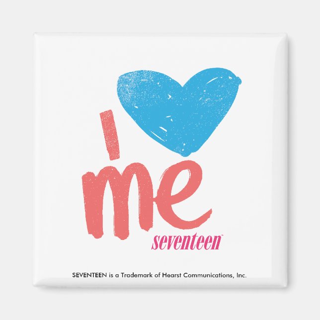 I Heart Me Aqua/Rosa Magnet (Framsidan)