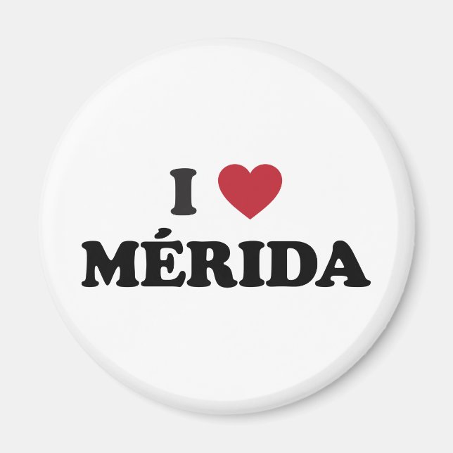I Heart Mérida Mexico Magnet (Framsidan)