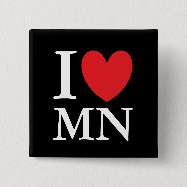 I Heart Minnesota Knapp (Framsida)