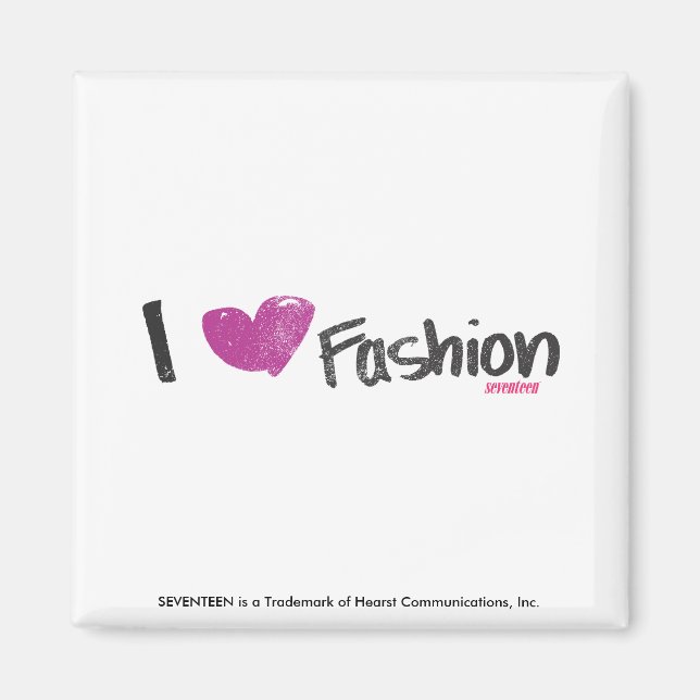 I Heart Mode Aqua Magnet (Framsidan)
