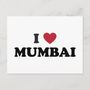 I Heart Mumbai India Vykort