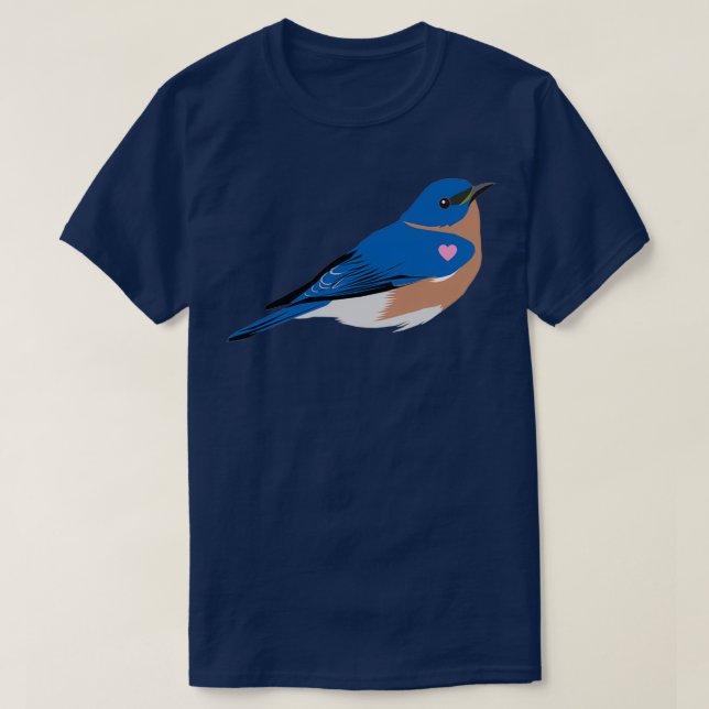 I Heart my Eastern Bluebird T Shirt (Design framsida)
