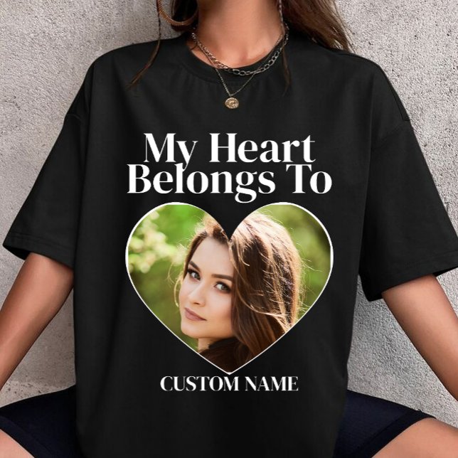 I Heart My Girlfreind Custom your own idea  T Shirt (Skapare uppladdad)