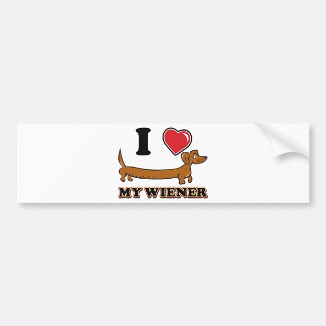 I-HEART-MY-WEINER BILDEKAL (Framsidan)