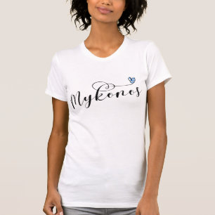 I Heart Mykonos, Grekland T-Shirt