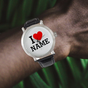 I Heart Namn Armbandsur