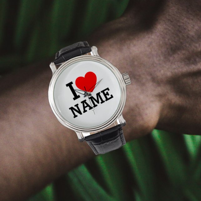 I Heart Namn Armbandsur (Skapare uppladdad)