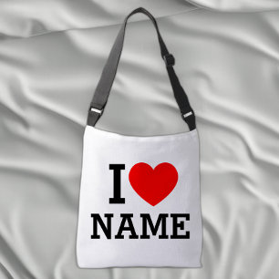 I Heart Namn Axelväska