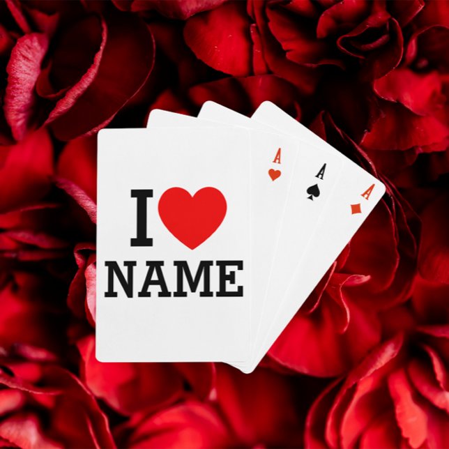 I Heart Namn Casinokort (Skapare uppladdad)