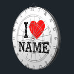 I Heart Namn Darttavla<br><div class="desc">Skriva önskad Namn eller text i avsnittet namn.</div>