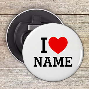 I Heart Namn Flasköppnare