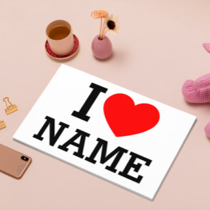 I Heart Namn Gästböcker