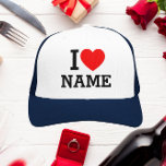 I Heart Namn Keps<br><div class="desc">Skriva önskad Namn eller text i avsnittet namn.</div>