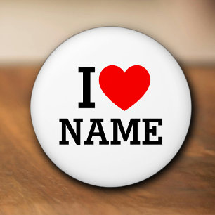 I Heart Namn Knopp