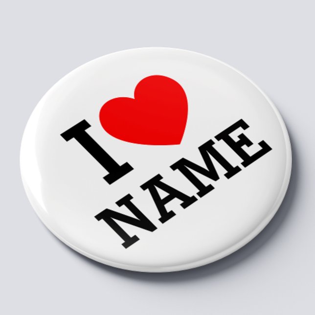 I Heart Namn Magnet (Skapare uppladdad)
