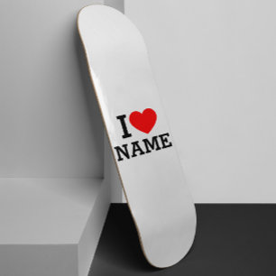 I Heart Namn Mini Skateboard Bräda 18,5 Cm