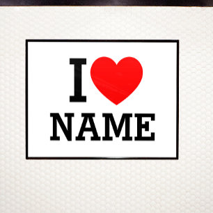 I Heart Namn Poster