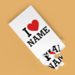 I Heart Namn Pussel<br><div class="desc">Skriva önskad Namn eller text i avsnittet namn.</div>