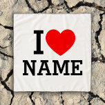 I Heart Namn Sjal<br><div class="desc">Skriva önskad Namn eller text i avsnittet namn.</div>
