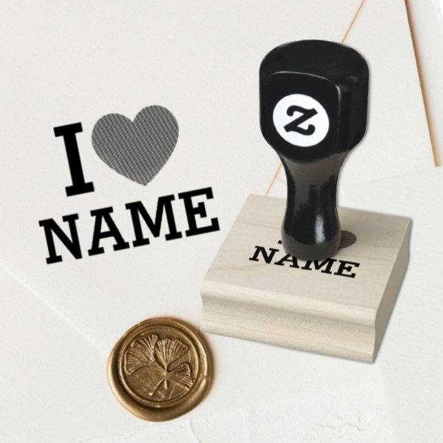 I Heart Namn Stämpel (Skapare uppladdad)