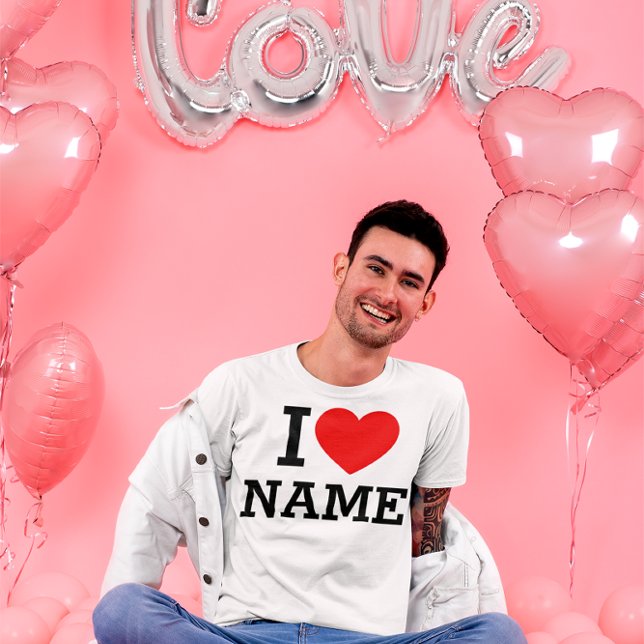 I Heart Namn T Shirt (Skapare uppladdad)