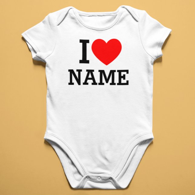 I Heart Namn T Shirt (Skapare uppladdad)