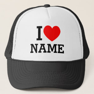 I Heart Namn Truckerkeps