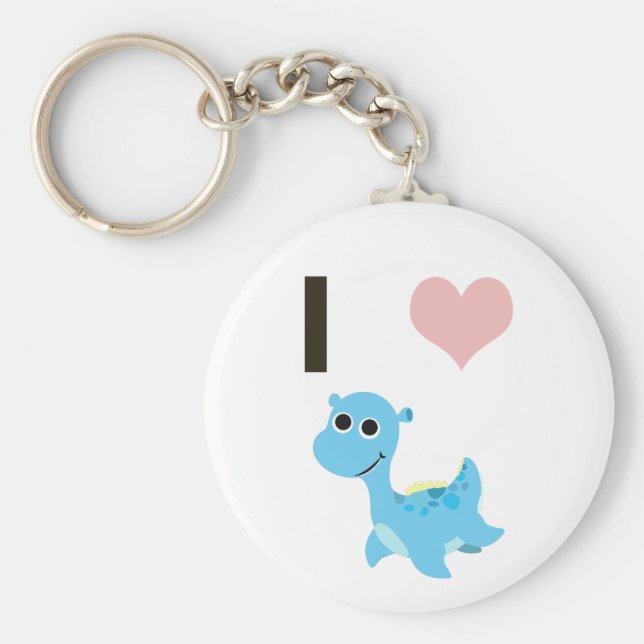 I Heart Nessie Nyckelring (Framsidan)