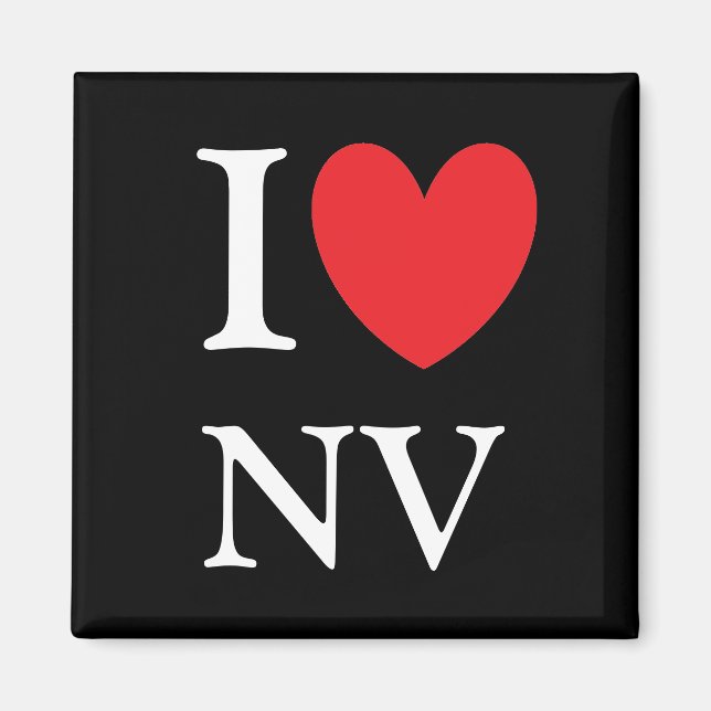 I Heart Nevada Magnet (Framsidan)