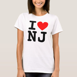 I Heart NJ Shirt Tee Shirt