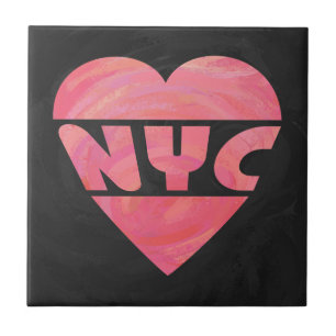 I Heart NYC Kakelplatta