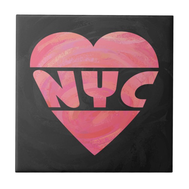 I Heart NYC Kakelplatta (Framsidan)