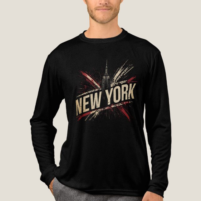 I Heart NYC" T-shirt - Casual New York City Urban  (Framsida)