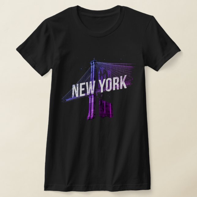 I Heart NYC" T-shirt - Casual New York City Urban  (Laydown)