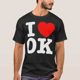 I Heart Oklahoma (OK) Kärlek Premium T Shirt