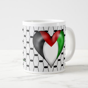 I Heart Palestine Jumbo Mugg