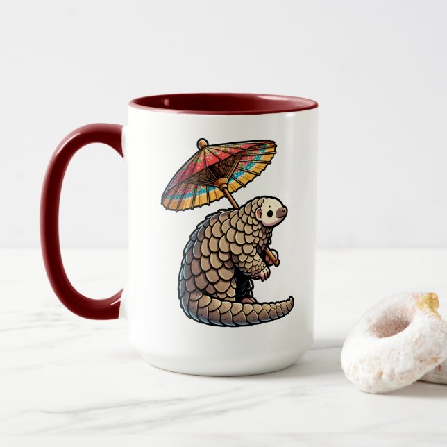 I Heart Pangolins Mugg (Med munk)