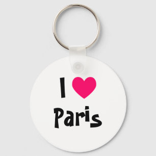 I Heart Paris Nyckelring